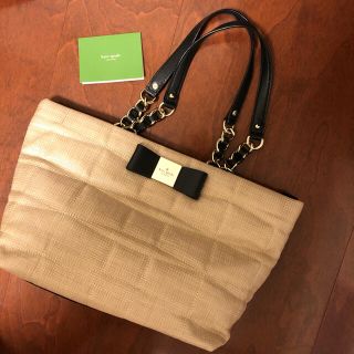 ケイトスペードニューヨーク(kate spade new york)のケイトスペード　カゴバッグ(かごバッグ/ストローバッグ)