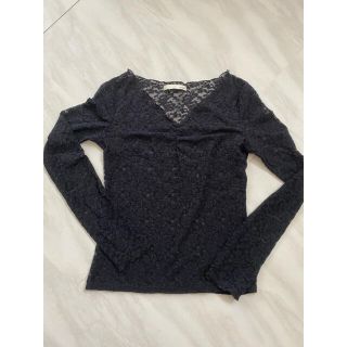 マウジー(moussy)のmoussy♡トップス　カットソー　レース(カットソー(長袖/七分))