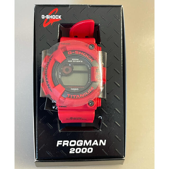 G-SHOCK(ジーショック)の希少品 G-SHOCK フロッグマン 赤蛙 FROGMAN 2000  メンズの時計(腕時計(デジタル))の商品写真