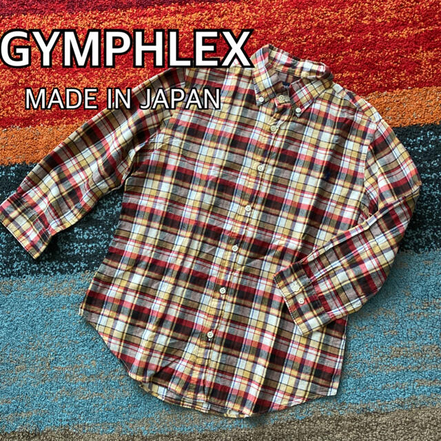 Gymphlex コットンリネンシャツ 長袖 Ｌサイズ - シャツ