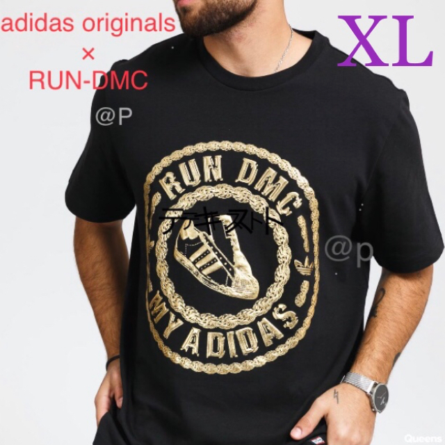新品 adidas アディダス RUN-DMC コラボ Tシャツ O・XL
