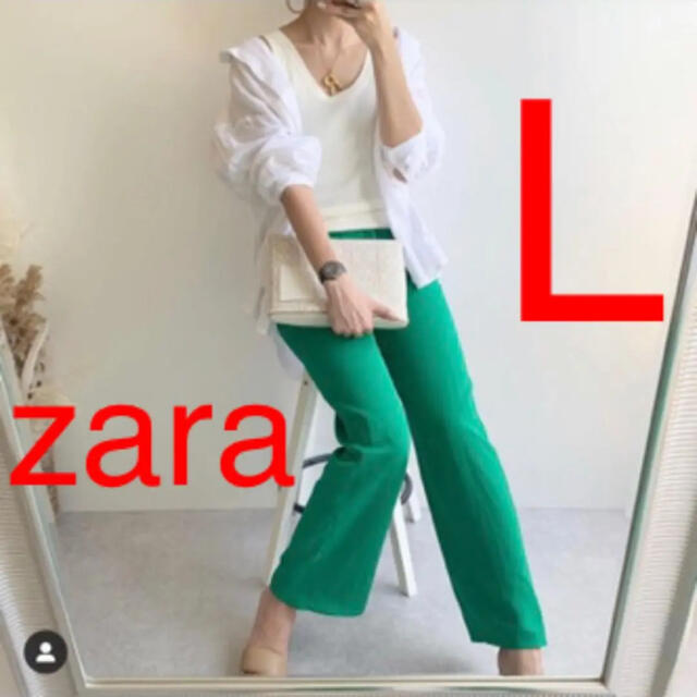 ZARA フルイドパンツ　L