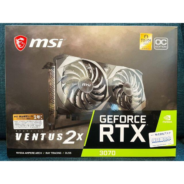 【新品未開封】RTX 3070 VENTUS 2X OC【納品書付】