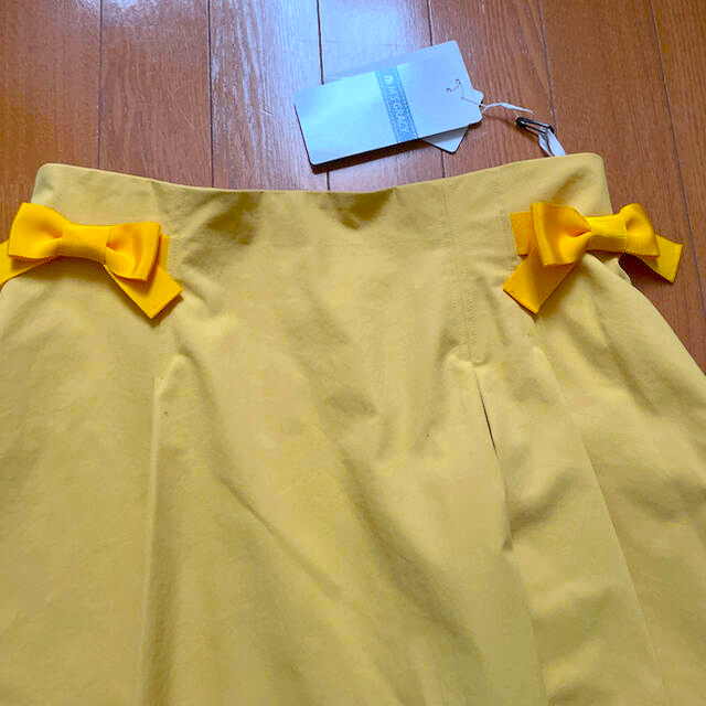超大特価 M'S GRACY - ❤️新品タグ付❤️エムズグレイシー　おリボンつき　スカート ひざ丈スカート