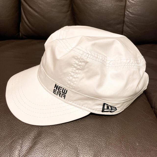 NEW ERA(ニューエラー)の美品　NEWERA  ゴルフキャップ　ホワイト　 スポーツ/アウトドアのゴルフ(ウエア)の商品写真