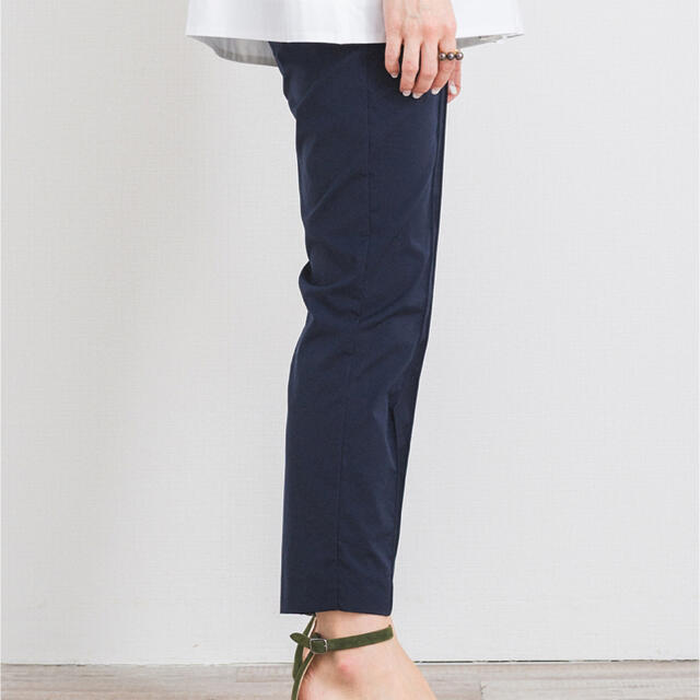 yori ストレッチピンタックパンツ ネイビー | www.thestyledhouse.com.au