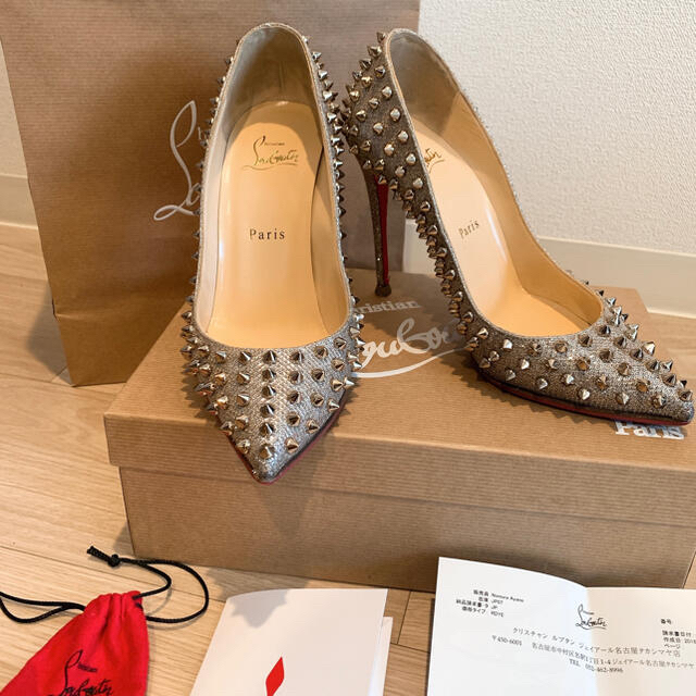 ルブタン限定美品 Christianlouboutin クリスチャンルブタン スタッズ