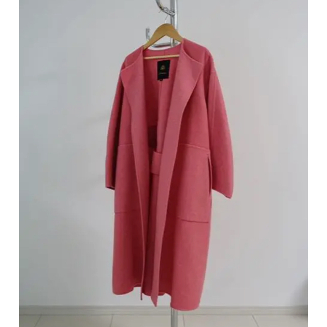 Drawer ♣︎ ドゥロワー 新品 ピンク コート 34 - ロングコート