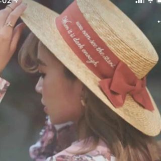 発送前セール!eimy istoire ribbon boater hat