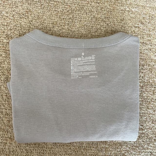 MUJI (無印良品)(ムジルシリョウヒン)の無印良品無地TシャツS グレー　MUJI レディースのトップス(Tシャツ(半袖/袖なし))の商品写真