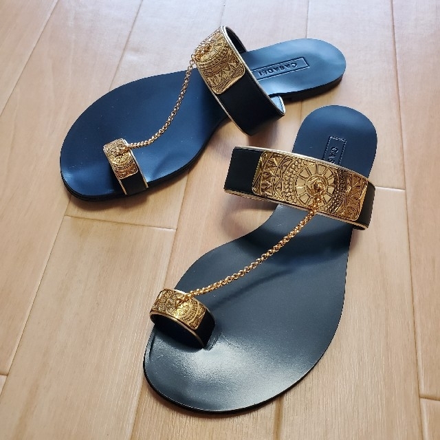 DEUXIEME CLASSE(ドゥーズィエムクラス)のCASADEI CHAIN SANDAL　ドゥーズィエムクラス　サンダル レディースの靴/シューズ(サンダル)の商品写真