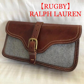 ラルフローレン(Ralph Lauren)のRUGBY ラルフローレン  クラッチバック セカンドバッグ レザーバッグ(クラッチバッグ)