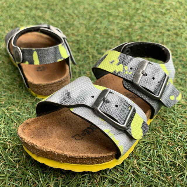 美品15 BIRKENSTOCK ビルケンシュトック ミラノ サンダル F847 ビルケンシュトック 子ども用 サンダル 動物柄 16.5cm