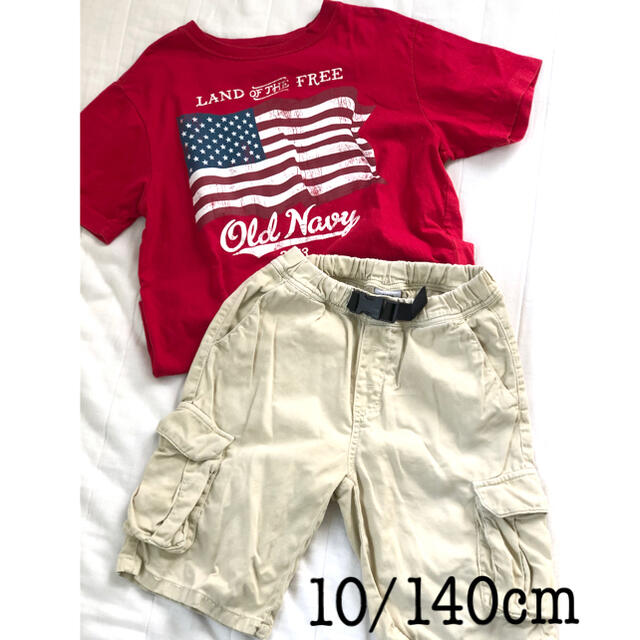 ZARA KIDS(ザラキッズ)のオールドネイビー Tシャツ　ZARA KIDS ハーフパンツ キッズ/ベビー/マタニティのキッズ服女の子用(90cm~)(パンツ/スパッツ)の商品写真