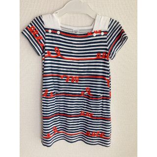 プチバトー(PETIT BATEAU)のプチバトー ボーダー ワンピース(ワンピース)