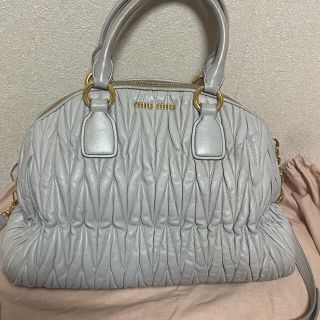 miumiu - miumiu マテラッセ グレージュ RL0067の通販 by Mis shop