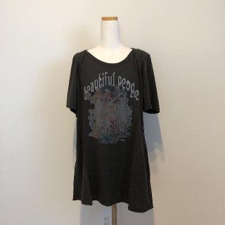 ビューティフルピープル(beautiful people)のビューティフルピープル　プリントTEE 　Tシャツ　 美品(Tシャツ(半袖/袖なし))