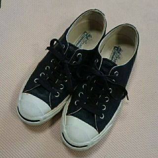 コンバース(CONVERSE)のジャックパーセル  レザースニーカー 24.5(スニーカー)