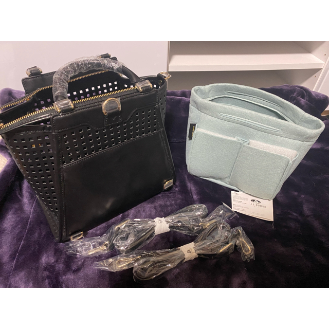 PELLE BORSA - ペレボルサアンミカコラボ レザー 3WAYバッグの通販 by