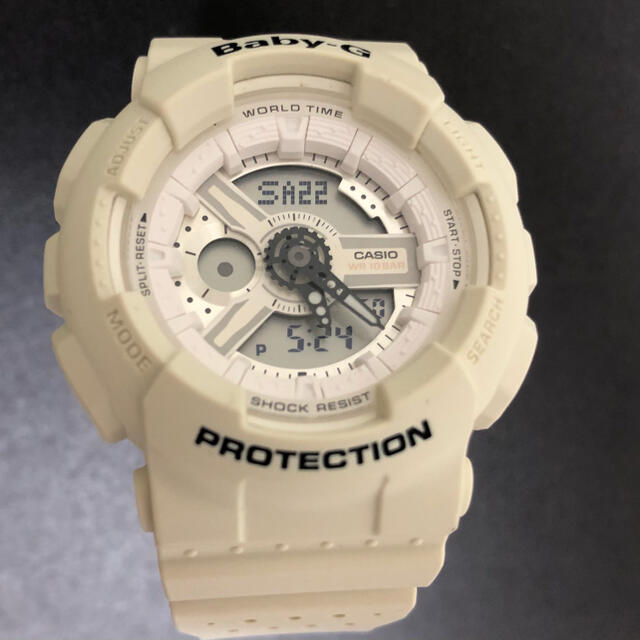 CASIO Baby-G 腕時計☆ 5338P-JA 未使用 電池切品 ホワイト