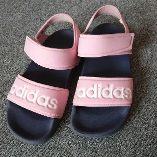 アディダス(adidas)のアディダス キッズサンダル ピンク 21㎝(サンダル)