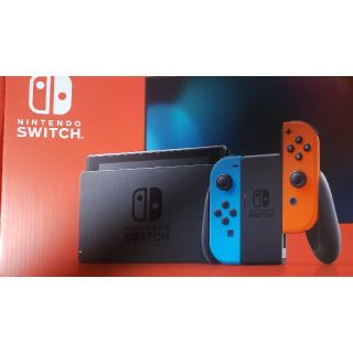 ニンテンドースイッチ(Nintendo Switch)の【ぱんさん専用】 Nintendo Switch ネオンブルー/ネオンレッド(家庭用ゲーム機本体)