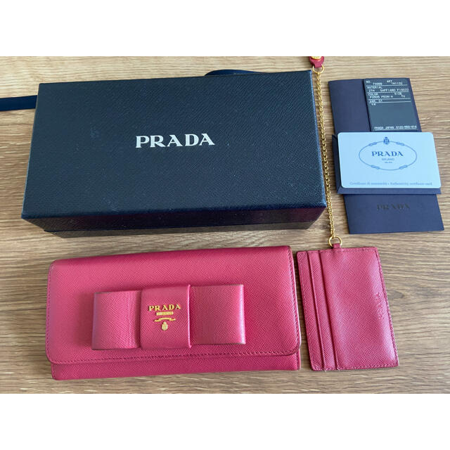 PRADA - ☆大幅値下げ!【正規品】PRADA プラダ 箱付き サフィアーノ