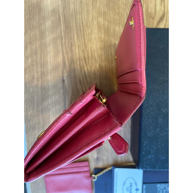 ★大幅値下げ!【正規品】PRADA プラダ 箱付き サフィアーノリボン長財布