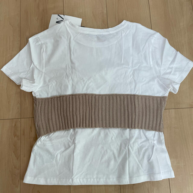 ZARA(ザラ)のZARA☆ビスチェ付きTシャツ レディースのトップス(Tシャツ(半袖/袖なし))の商品写真