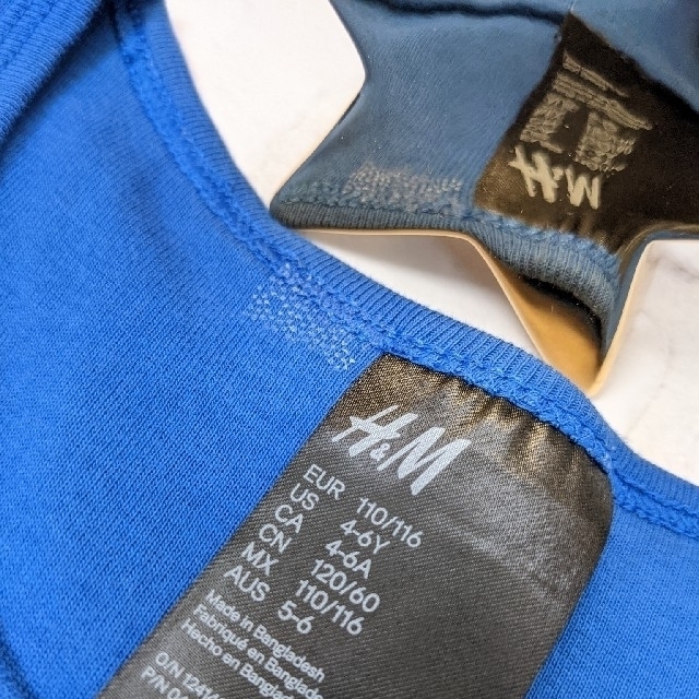 H&M(エイチアンドエム)の　H&Ｍ キッズ　タンクトップ5枚セット　マリオ·他 キッズ/ベビー/マタニティのキッズ服男の子用(90cm~)(Tシャツ/カットソー)の商品写真