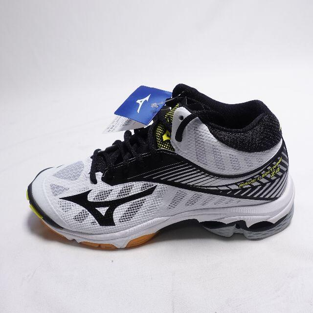 MIZUNO(ミズノ)のMIZUNO　ウェーブライトニングZ4MID　ホワイト/ブラック/イエロー メンズの靴/シューズ(スニーカー)の商品写真