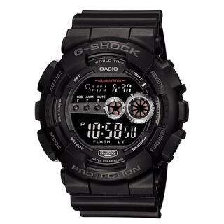 ジーショック(G-SHOCK)のG-SHOCK メンズ 腕時計 CASIO GD-100-1BJF ブラック(腕時計(デジタル))