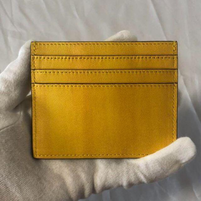 フェンディ FENDI カードケース 名刺入れ パスケース イエロー ブラック ロゴ カーフレザー 9pXAk91sWw - www.angoeauchamber.com