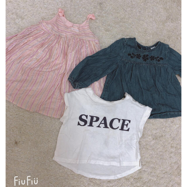 babyGAP(ベビーギャップ)のトップス3点セット キッズ/ベビー/マタニティのベビー服(~85cm)(シャツ/カットソー)の商品写真