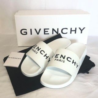 ジバンシィ(GIVENCHY)のGIVENCHY ジバンシー フラットサンダル ホワイト 42サイズ(サンダル)