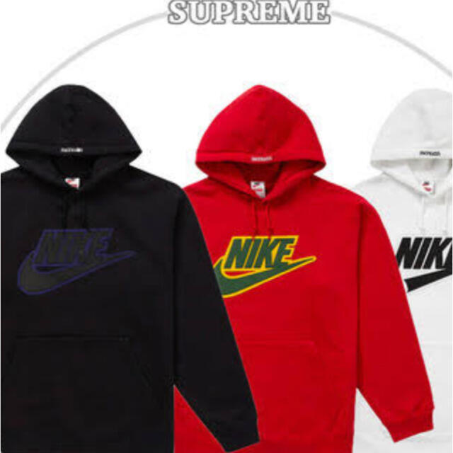 NIKE×Supreme パーカー　2019年！ブラック！