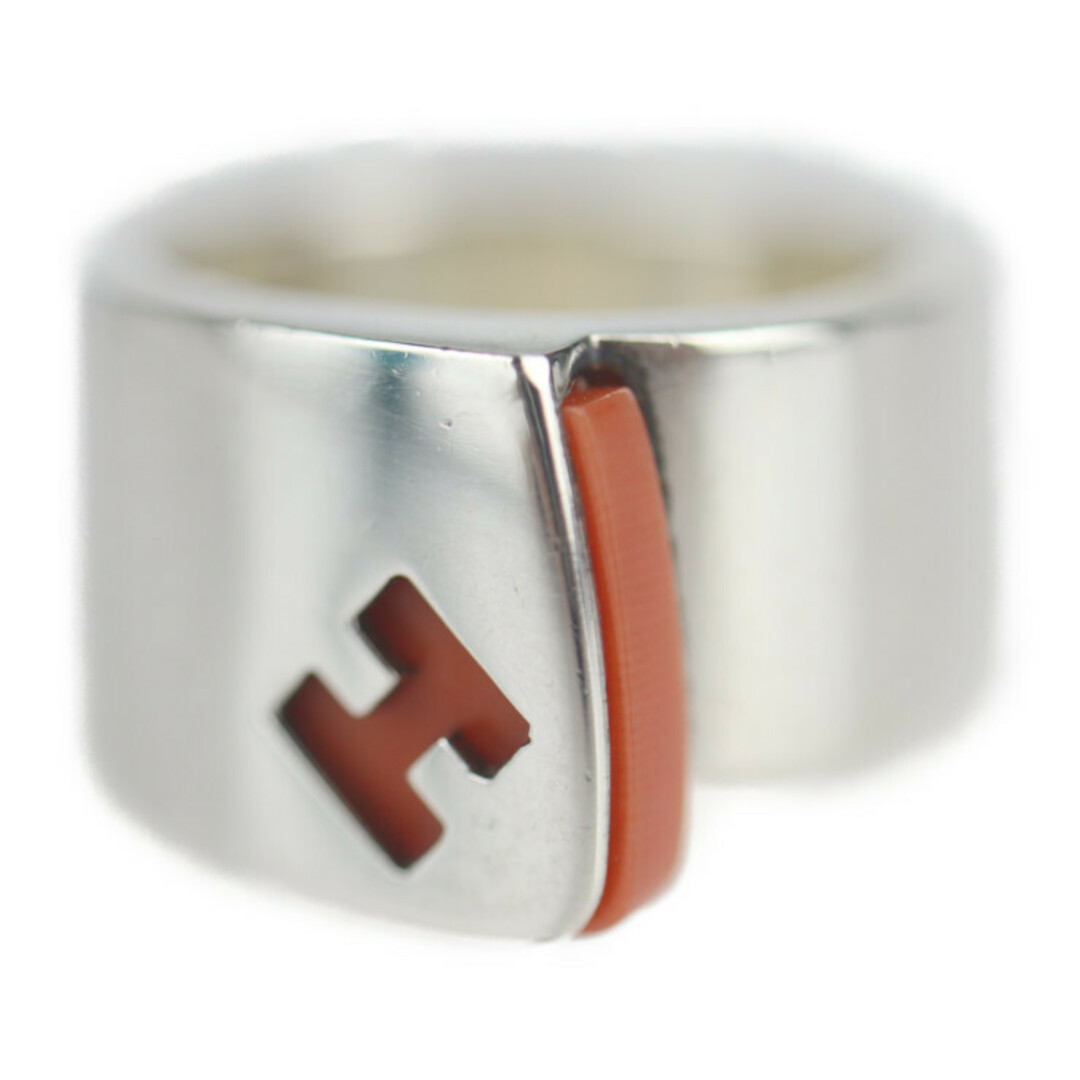 HERMES エルメス キャンディリング リング・指輪 シルバー925 シルバー オレンジ アクセサリー 小物 52【本物保証】