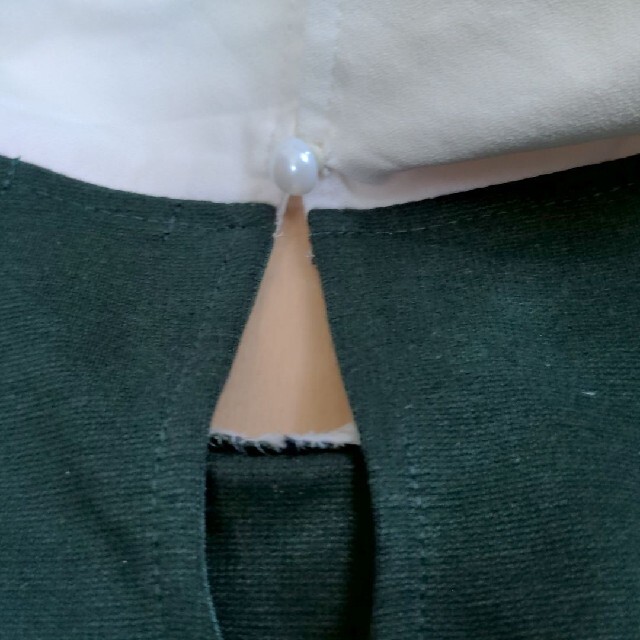襟付きノースリーブ レディースのトップス(カットソー(半袖/袖なし))の商品写真