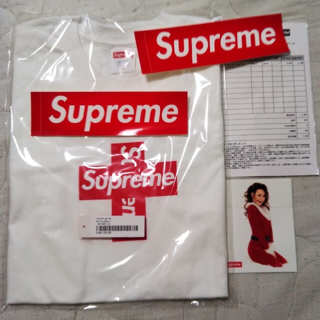 Tシャツ/カットソー(半袖/袖なし)Supreme cross box logo Tee(S)