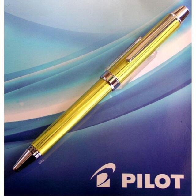 PILOT(パイロット)のPILOT★2＋１EVOLT★回転式・新品★１本で３役★ストライプＹグリーン インテリア/住まい/日用品の文房具(ペン/マーカー)の商品写真