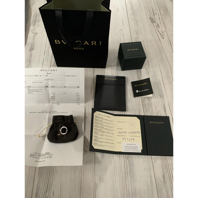 新品未使用　ブルガリBVLGARI セーブザチルドレン　リング