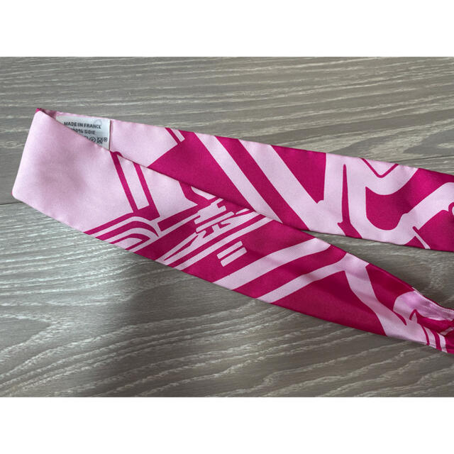 美品 エルメス ツイリー ピンク-