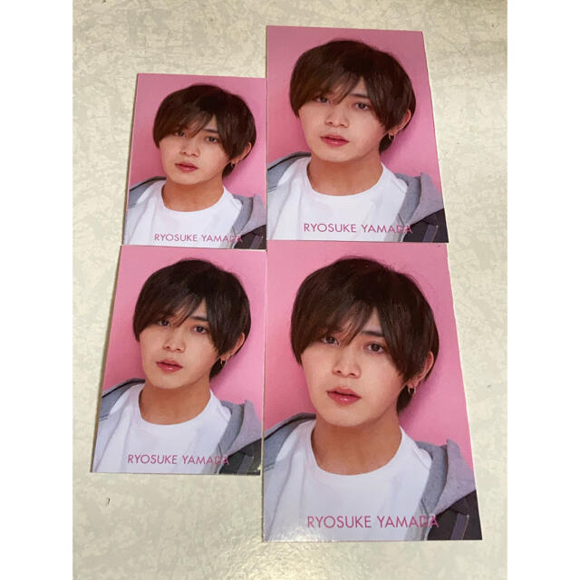 Hey! Say! JUMP(ヘイセイジャンプ)の山田涼介　データカード　2019 エンタメ/ホビーのタレントグッズ(アイドルグッズ)の商品写真