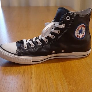 コンバース(CONVERSE)のコンバース オールスター レザー ブラック(スニーカー)