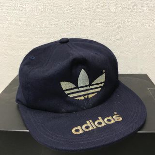 アディダス(adidas)のキャップ★メンズ★アディダス★オールド★お洒落★デカロゴ★帽子★(キャップ)