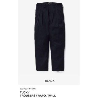 ダブルタップス(W)taps)のBLACK L 20AW WTAPS TUCK / TROUSERS / RAP(ワークパンツ/カーゴパンツ)