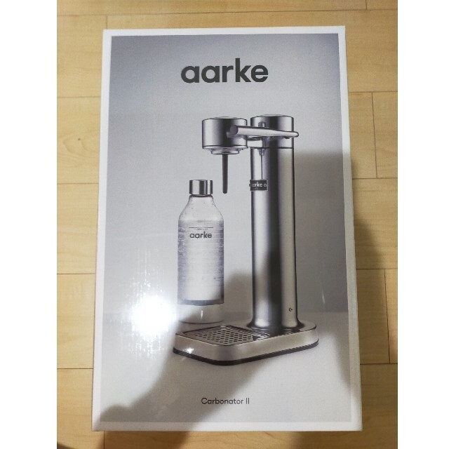 【新品】aarke Carbonator II アールケ カーボネーターシルバー炭酸水サーバー
