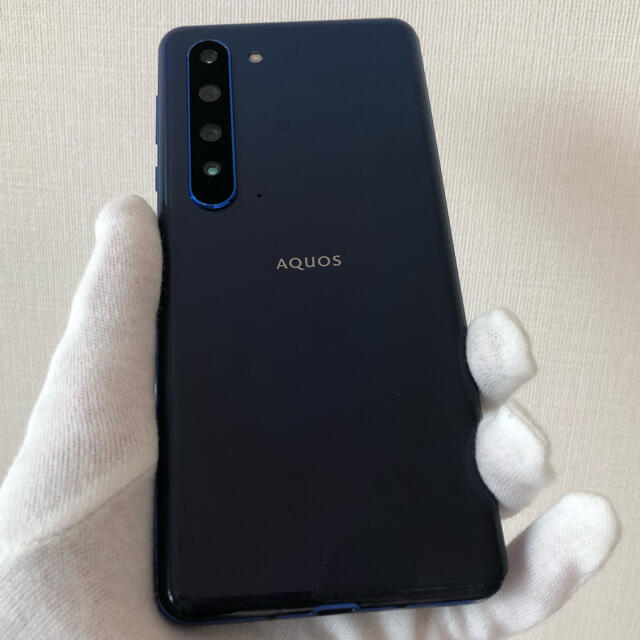 AQUOS(アクオス)のAQUOS R5G SoftBank 908sh SIMロック解除済 スマホ/家電/カメラのスマートフォン/携帯電話(スマートフォン本体)の商品写真