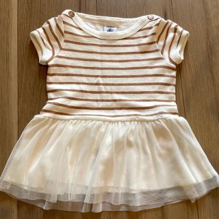 プチバトー(PETIT BATEAU)のプチバトー　ワンピース　3m(ワンピース)