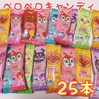 フジヤ(不二家)の【ちあきさん用】アンパンマン ペロペロキャンディ 25本入り(菓子/デザート)